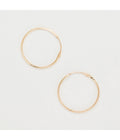 Boucles D'Oreilles "Créoles Twistées 20 Mm" Or Jaune 375/1000 - Or Jaune 375/1000
