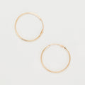 Boucles D'Oreilles "Créoles Twistées 20 Mm" Or Jaune 375/1000