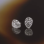 Boucles D'Oreilles " Sous Le Vent " Or Blanc 375/1000