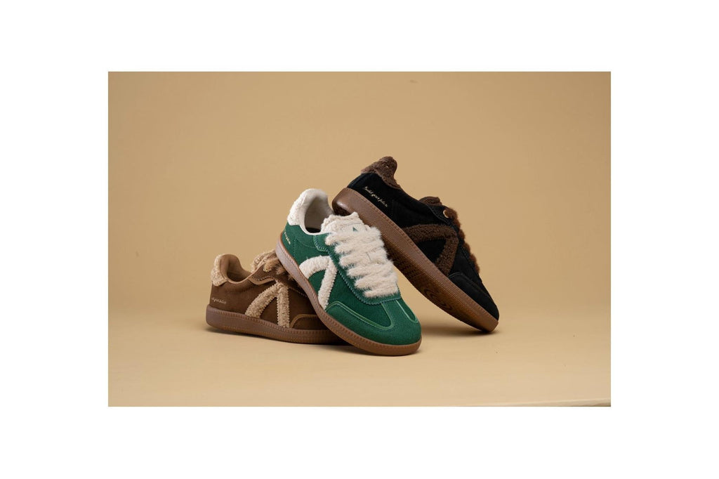 Sneakers Elite Classic Green-Cream-Sherpa