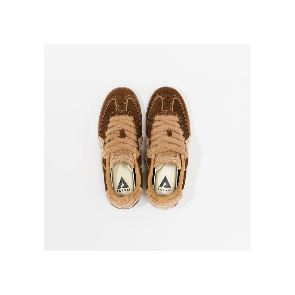 Sneakers Elite Classic Brown-Tan-Sherpa