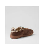 Sneakers Elite Classic - Brown-Corduroy-Leopard