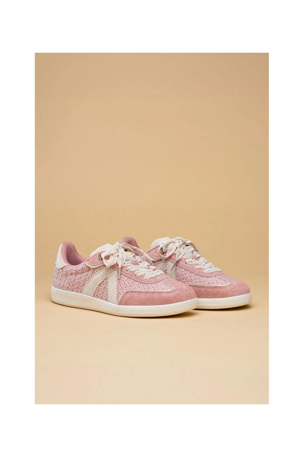 Sneakers Elite Classic - Pink Crochet Vintage