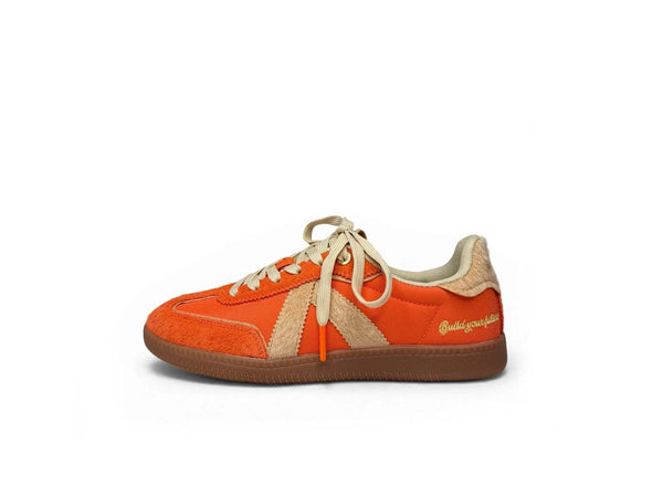 Sneakers Elite Classic - Orange/ Tan Pony Hair