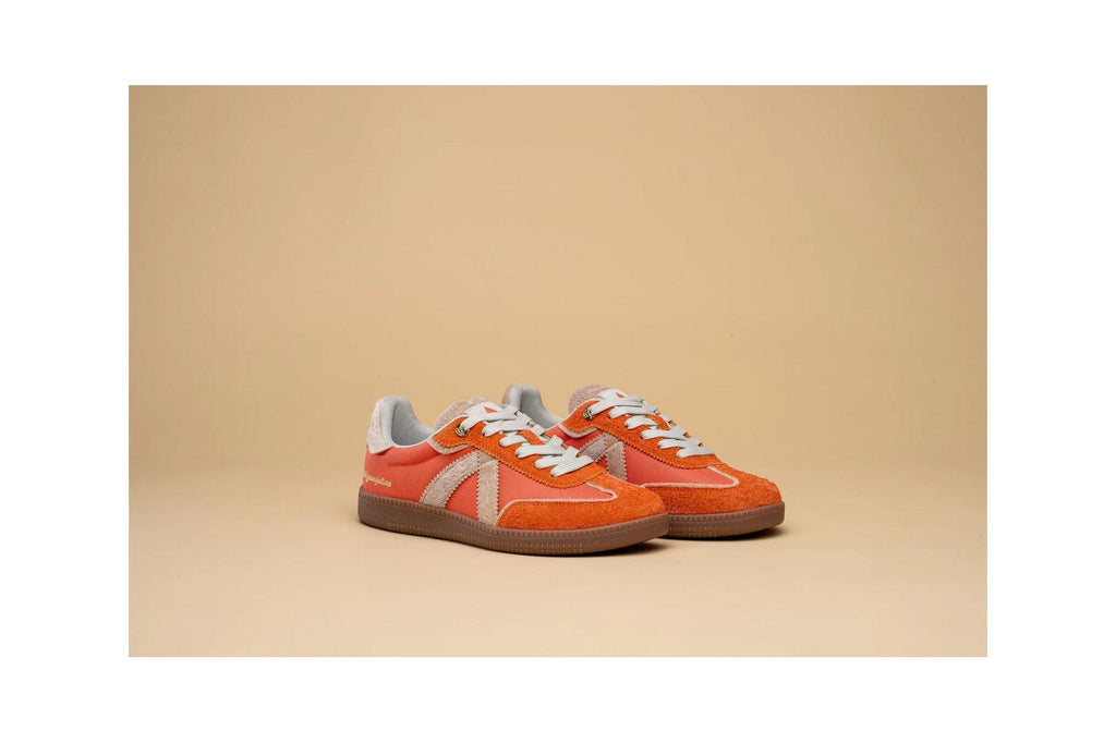 Sneakers Elite Classic - Orange/ Tan Pony Hair