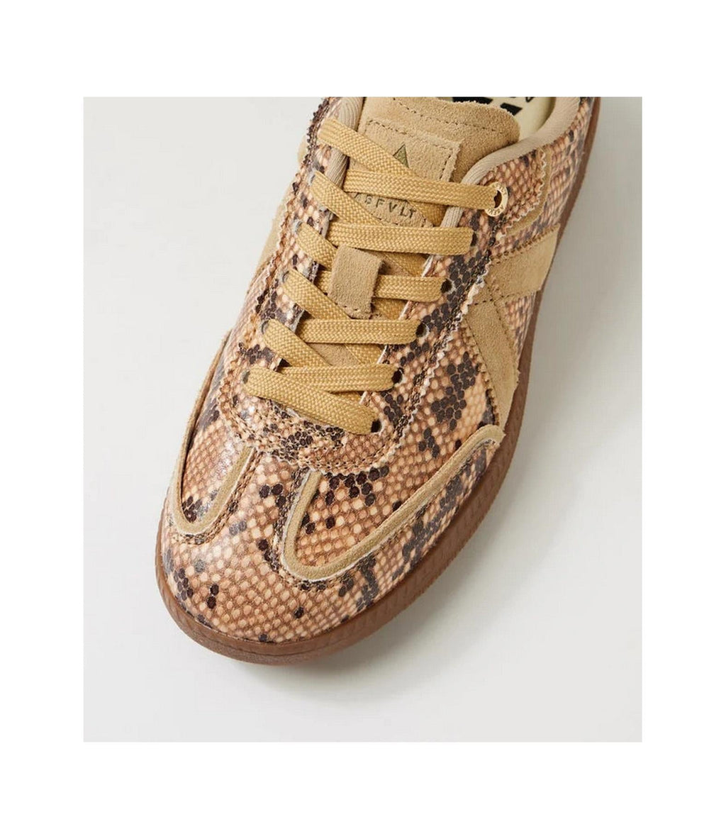 Sneakers Elite Classic - Beige Snake/Blue