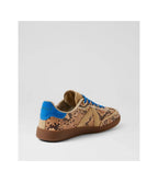Sneakers Elite Classic - Beige Snake/Blue