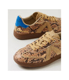 Sneakers Elite Classic - Beige Snake/Blue