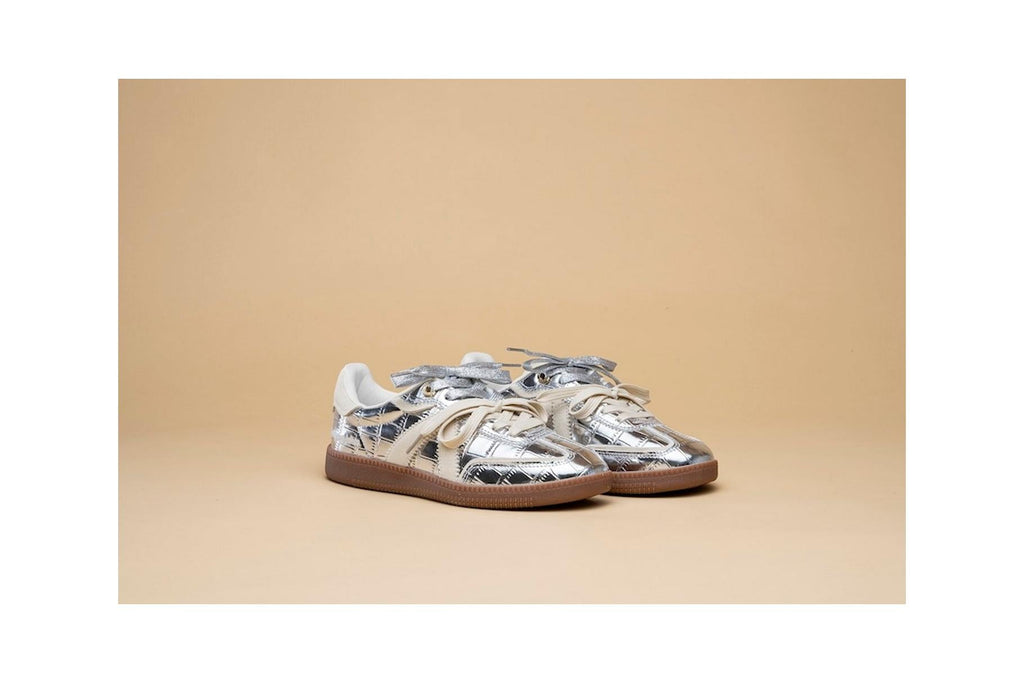 Sneakers Elite Classic - Silver/Croc