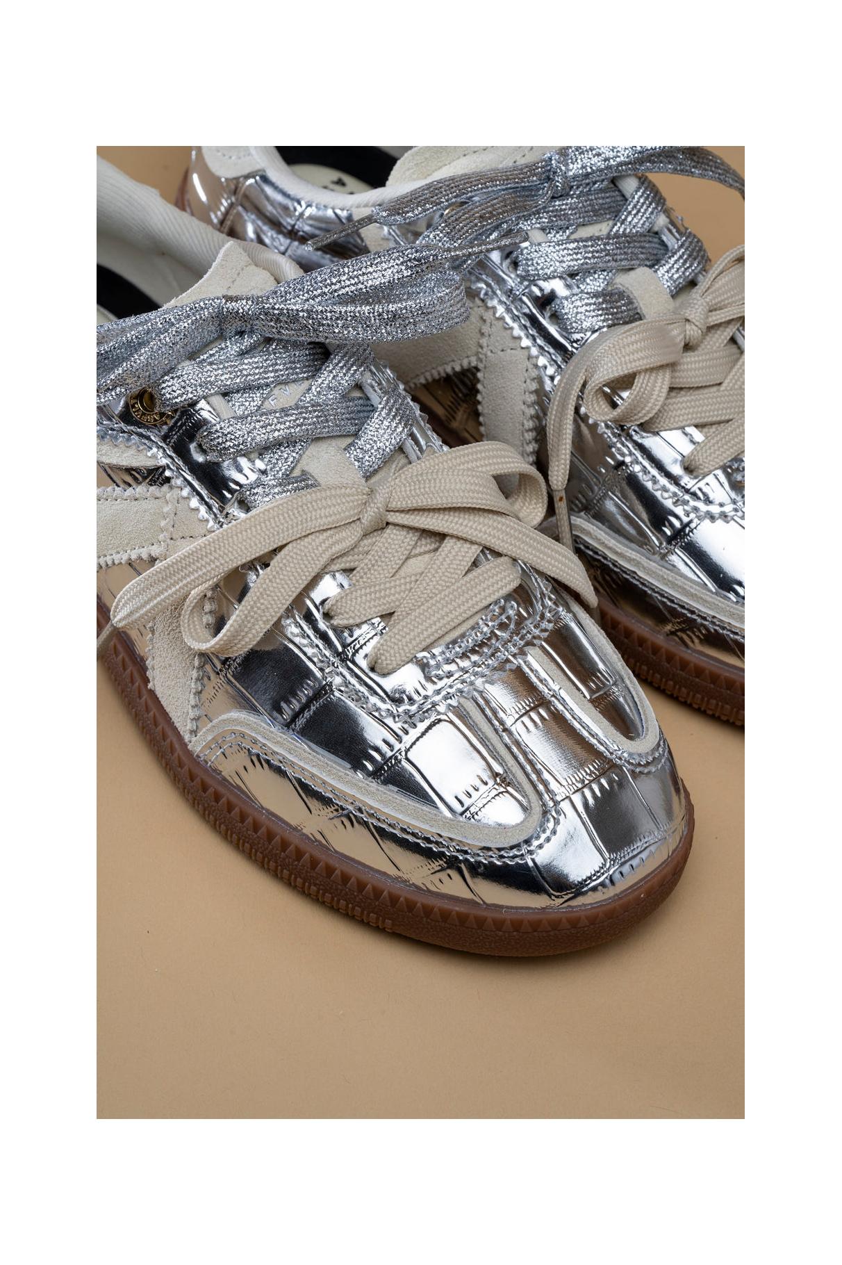 Sneakers Elite Classic - Silver/Croc