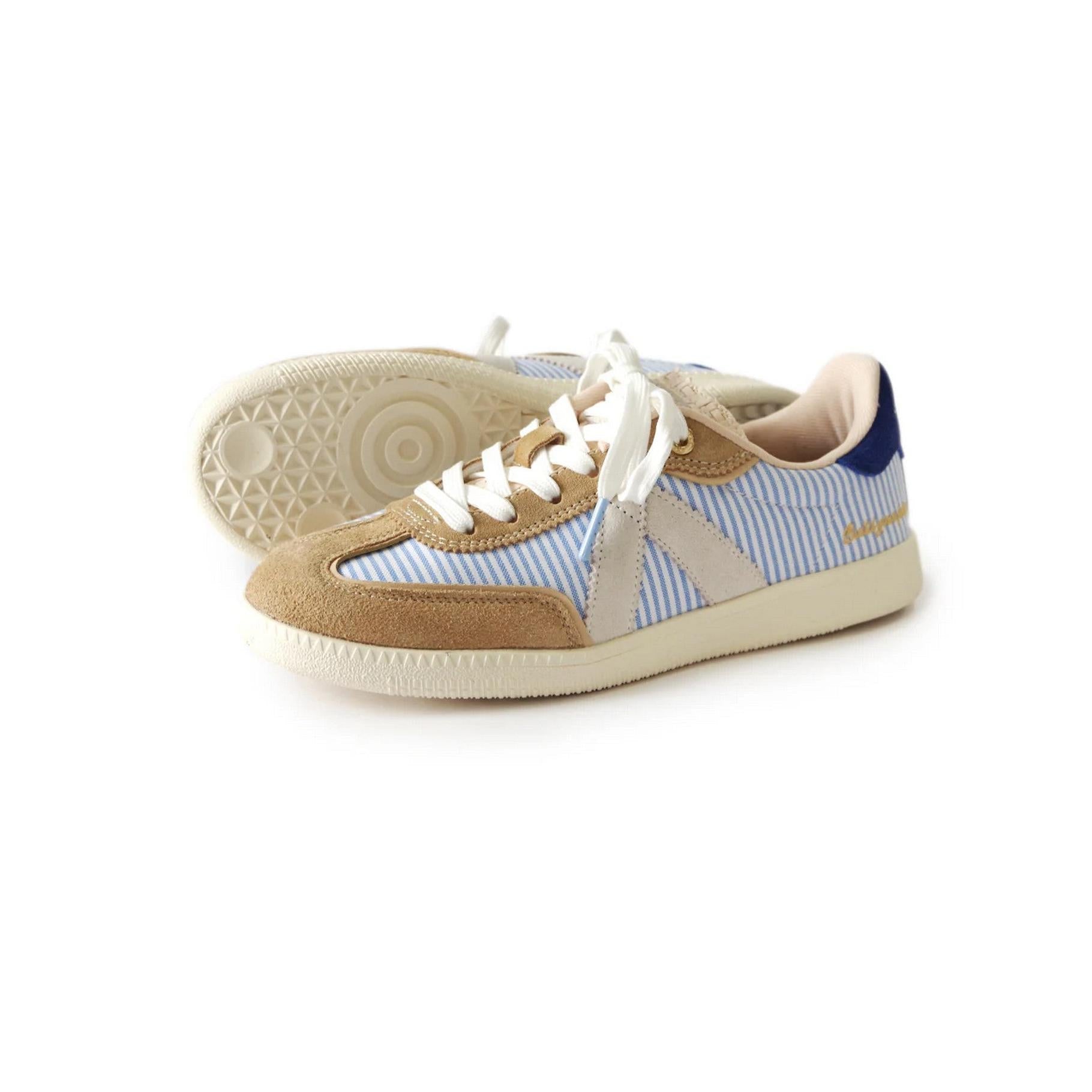 Sneakers Elite Classic - Blue Stripe /Sand