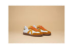 Sneakers Elite Classic - White/ Cognac Croc/Gold