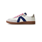 Sneakers Elite Classic - White/ Navy Croc/Silver