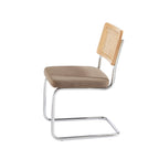 Ella - Lot De 2 Chaises - Velours Côtelé Taupe