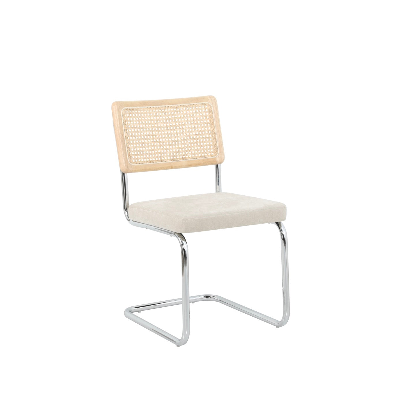 Ella - Lot De 2 Chaises - Tissu Écru