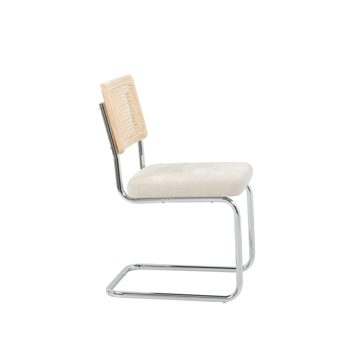 Ella - Lot De 2 Chaises - Tissu Écru