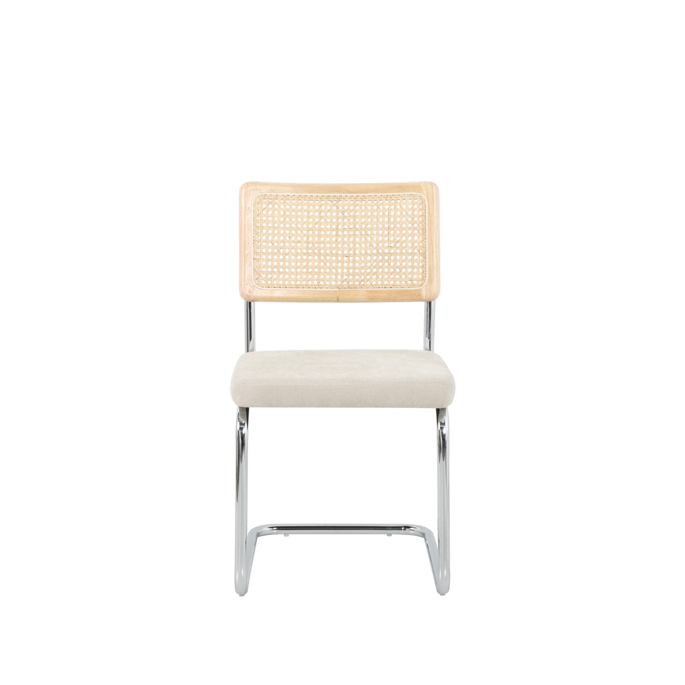 Ella - Lot De 2 Chaises - Tissu Écru