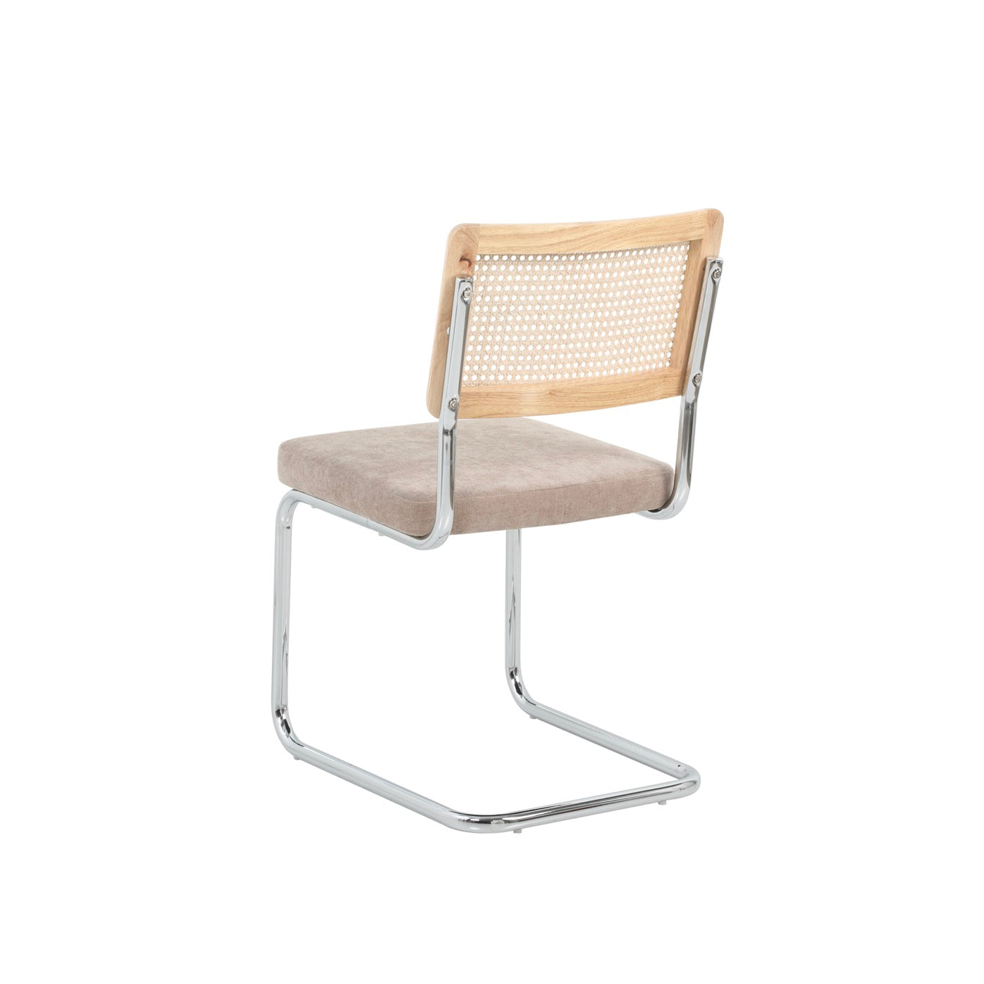 Ella - Lot De 2 Chaises - Tissu Marron