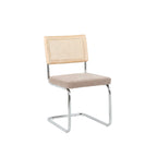 Ella - Lot De 2 Chaises - Tissu Marron