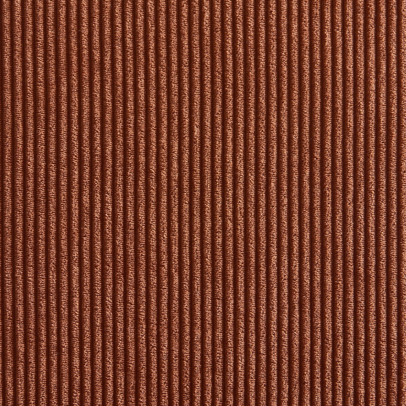 Ella - Lot De 2 Tabourets Mi-Hauts - Velours Côtelé Terracotta