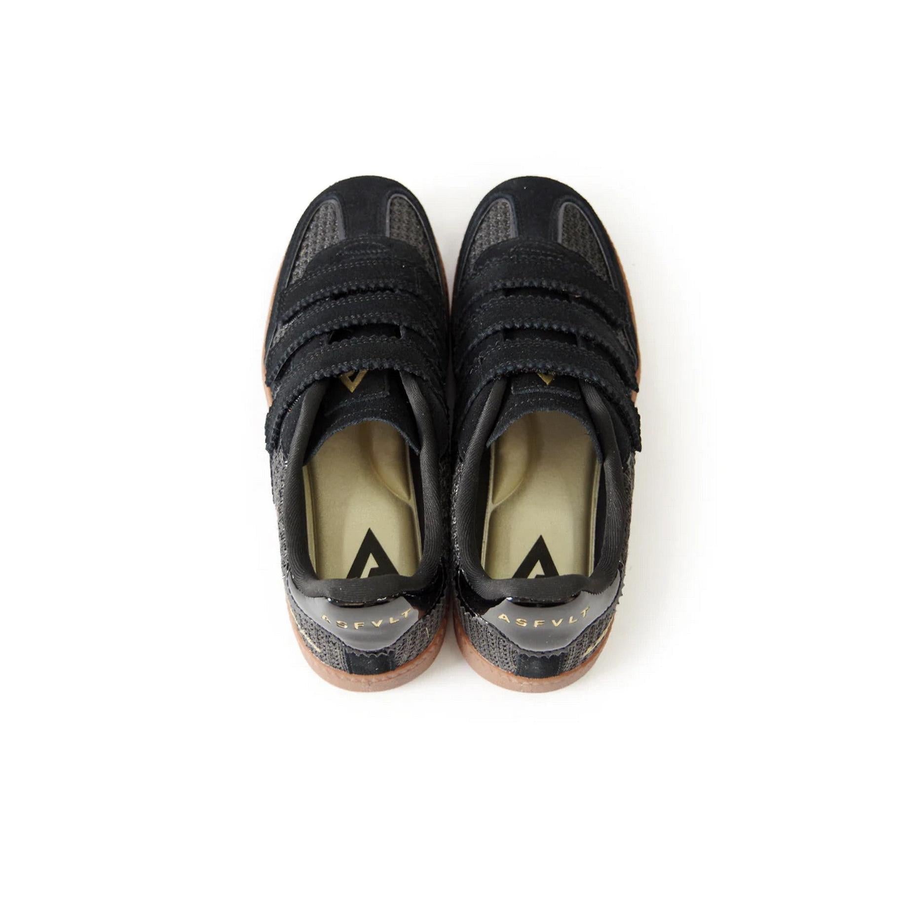 Sneakers Elite Classic - V Black Rafia