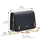 Sac Épaule Elysee - Noir