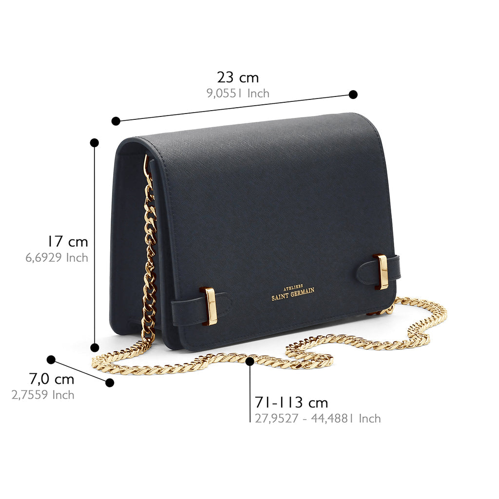 Sac Épaule Elysee - Noir
