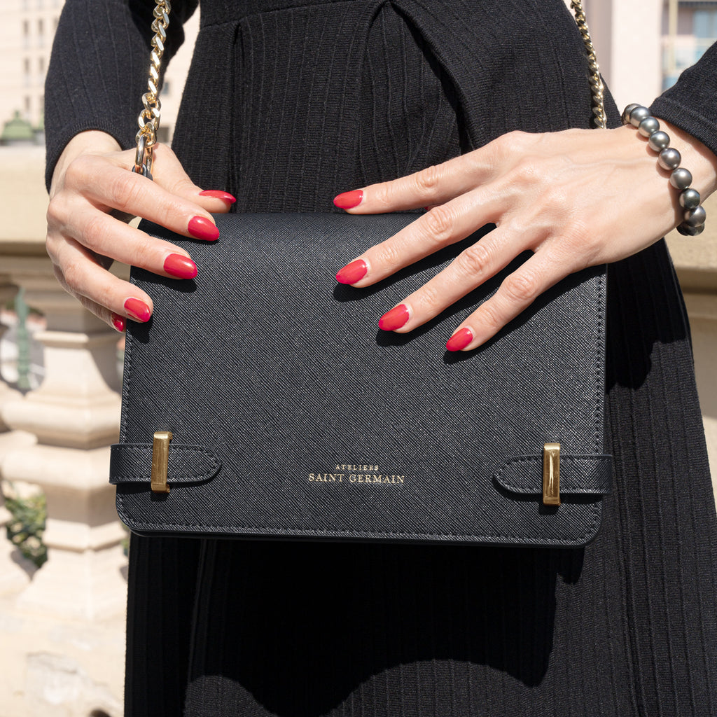 Sac Épaule Elysee - Noir