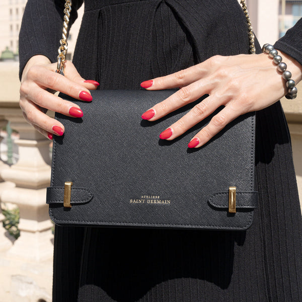 Sac Épaule Elysee - Noir