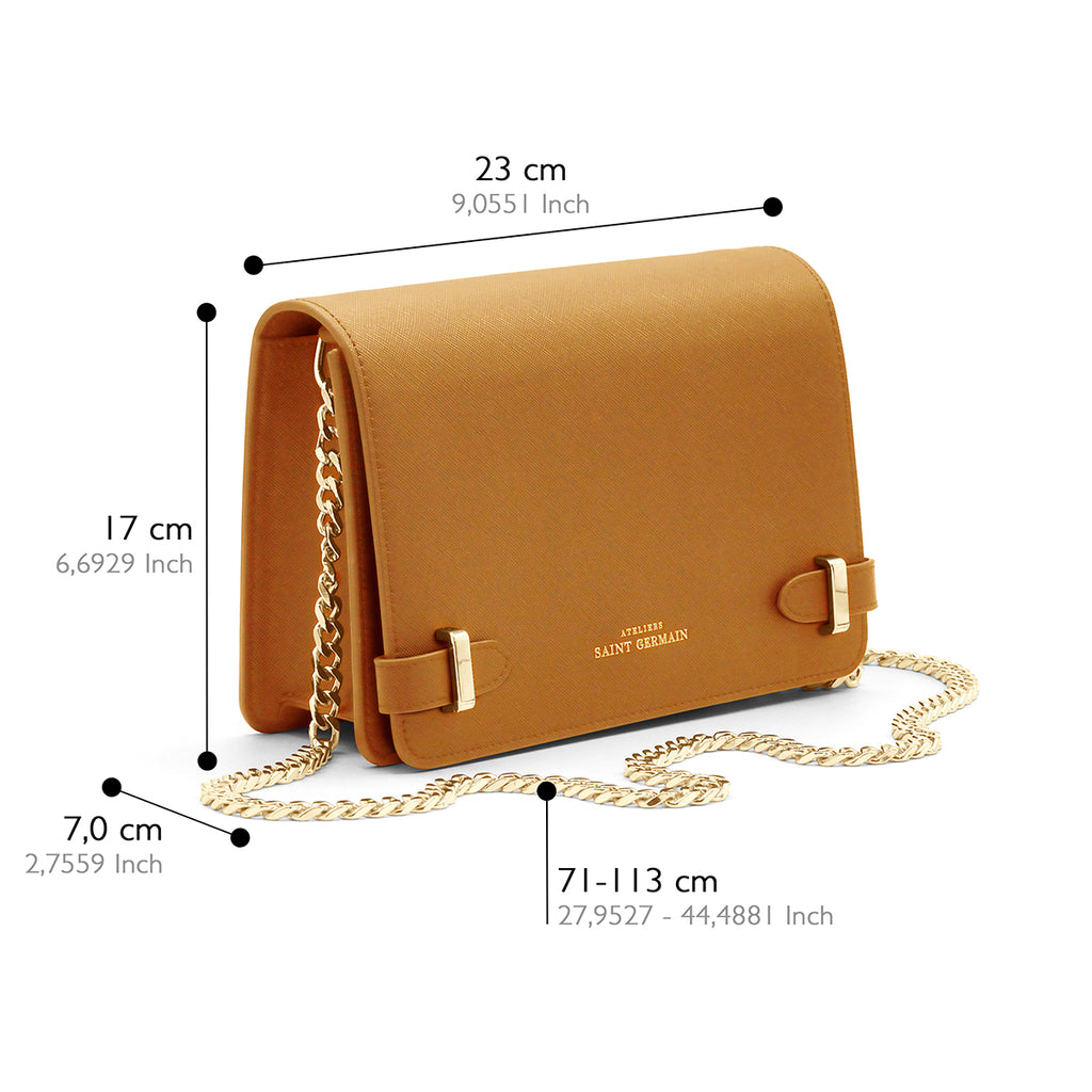 Sac Épaule Elysee - Camel
