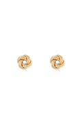 Boucles D'Oreilles "Noeud Torsadé 8 Mm"  Or Jaune 375/1000