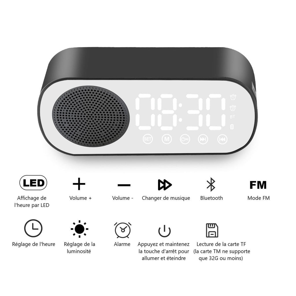 Enceinte Reveil Bluetooth