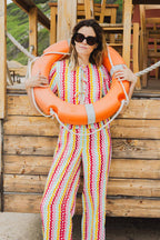 Pantalon Tilda Rainbow Orphism Lines