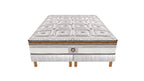 Renaissance - Ensemble Matelas + Sommier - Blanc/Marron