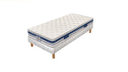 Villandry - Ensemble Matelas + Sommier - Blanc/Gris