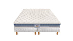 Villandry - Ensemble Matelas + Sommier - Blanc/Gris