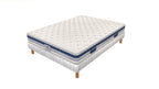 Villandry - Ensemble Matelas + Sommier - Blanc/Gris