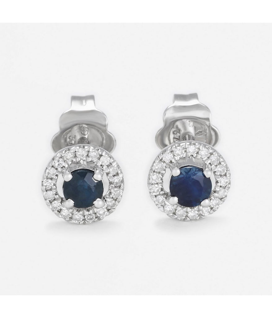 Boucles D'Oreilles "Yesenia" - D0,12/34 S0,40/2 - Or Blanc