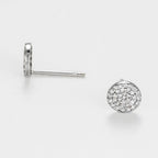 Boucles D'Oreilles "Ronds Scintillants" - Diamants 0,2Ct/68 - Or Blanc