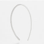 Boucles D'Oreilles "Lianes Précieuses" Diamant 0,150/50 - Or Blanc