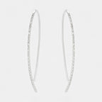Boucles D'Oreilles "Lianes Précieuses" Diamant 0,150/50 - Or Blanc