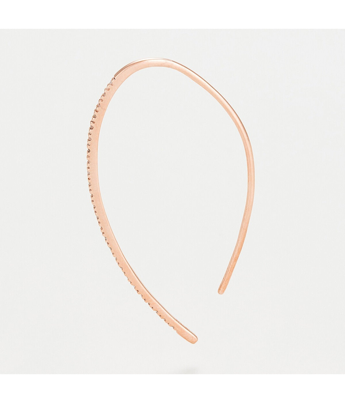 Boucles D'Oreilles "Lianes Précieuses" Diamant 0,15/50 - Or Rose 375/1000