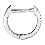 Boucles D'Oreilles "Perfect Créoles" Diamant 0,08/42 - Or Blanc