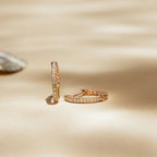 Boucles D'Oreilles "Perfect Créoles" Diamants 0,08/42 - Or Rose