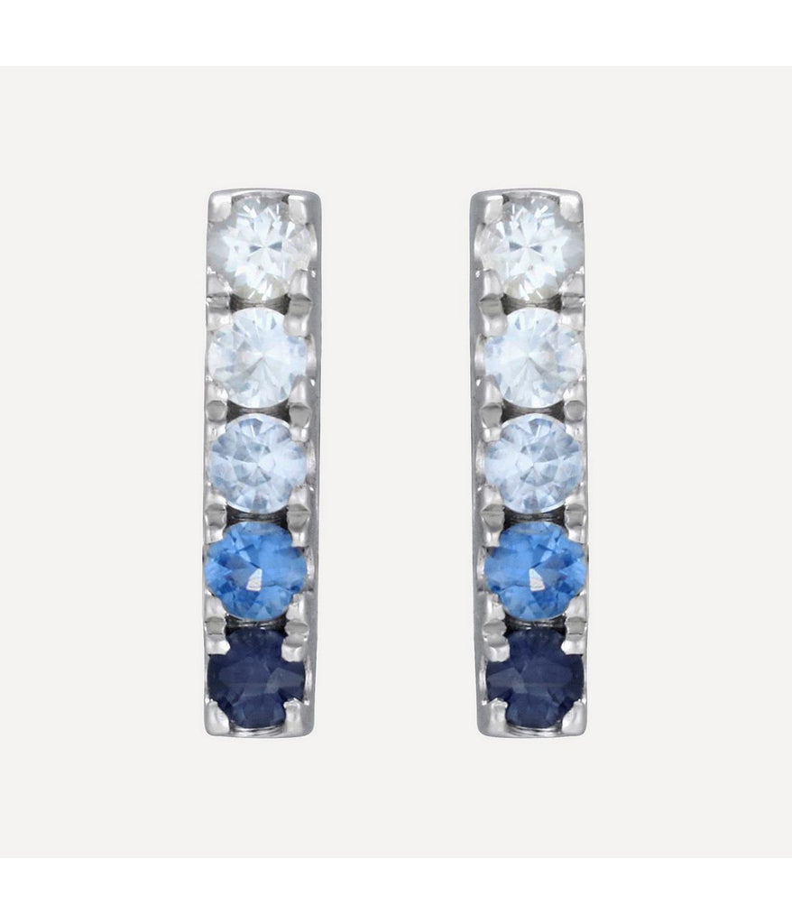 Boucles D'Oreilles "Bria" - S0,25/10 - Or Blanc