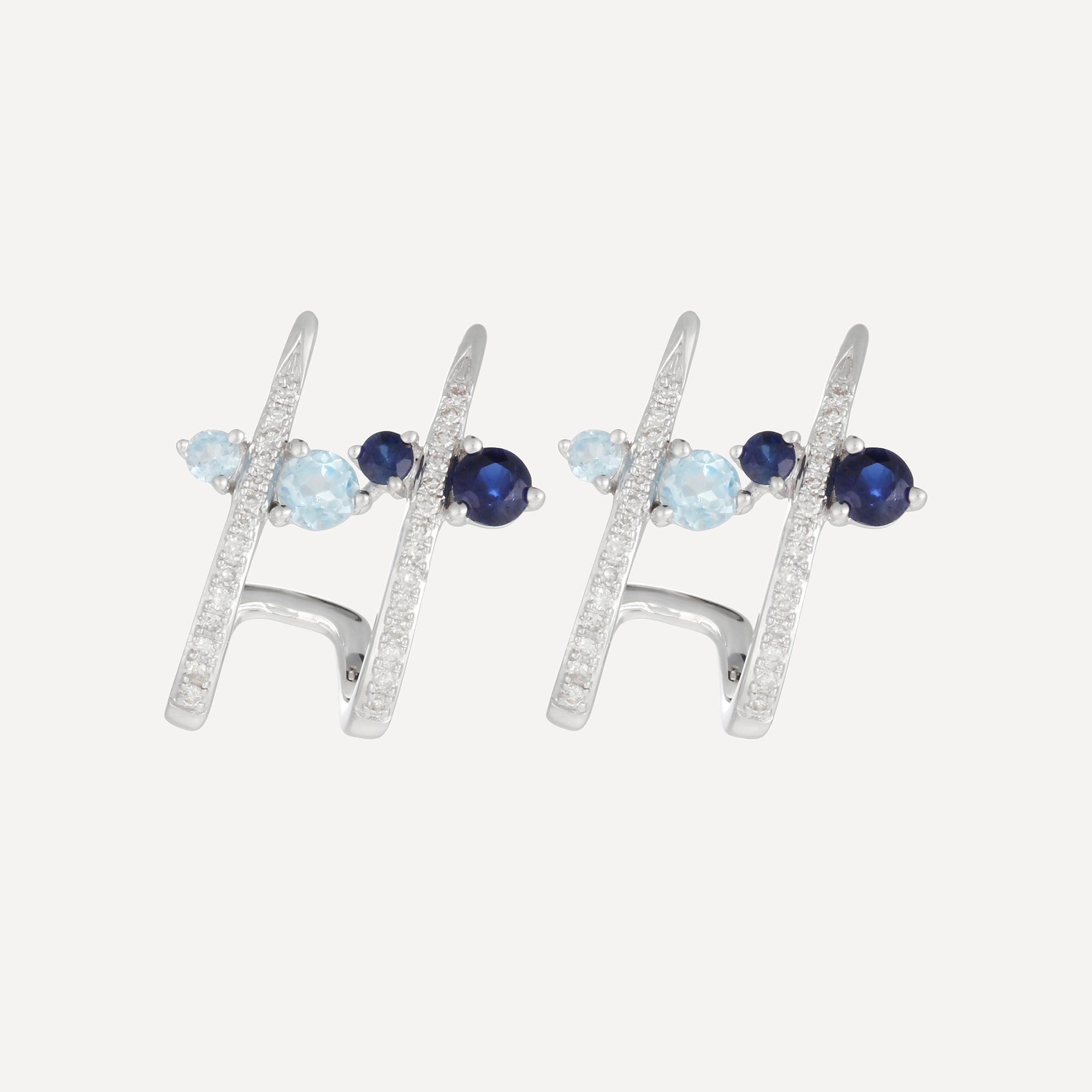 Boucles D'Oreilles "Céleste" D0,14/56 S0,36/4 Swbt 0,4/4