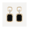 Boucles D'Oreilles "Eternal Black" D0,02/8 Ba2,77/2