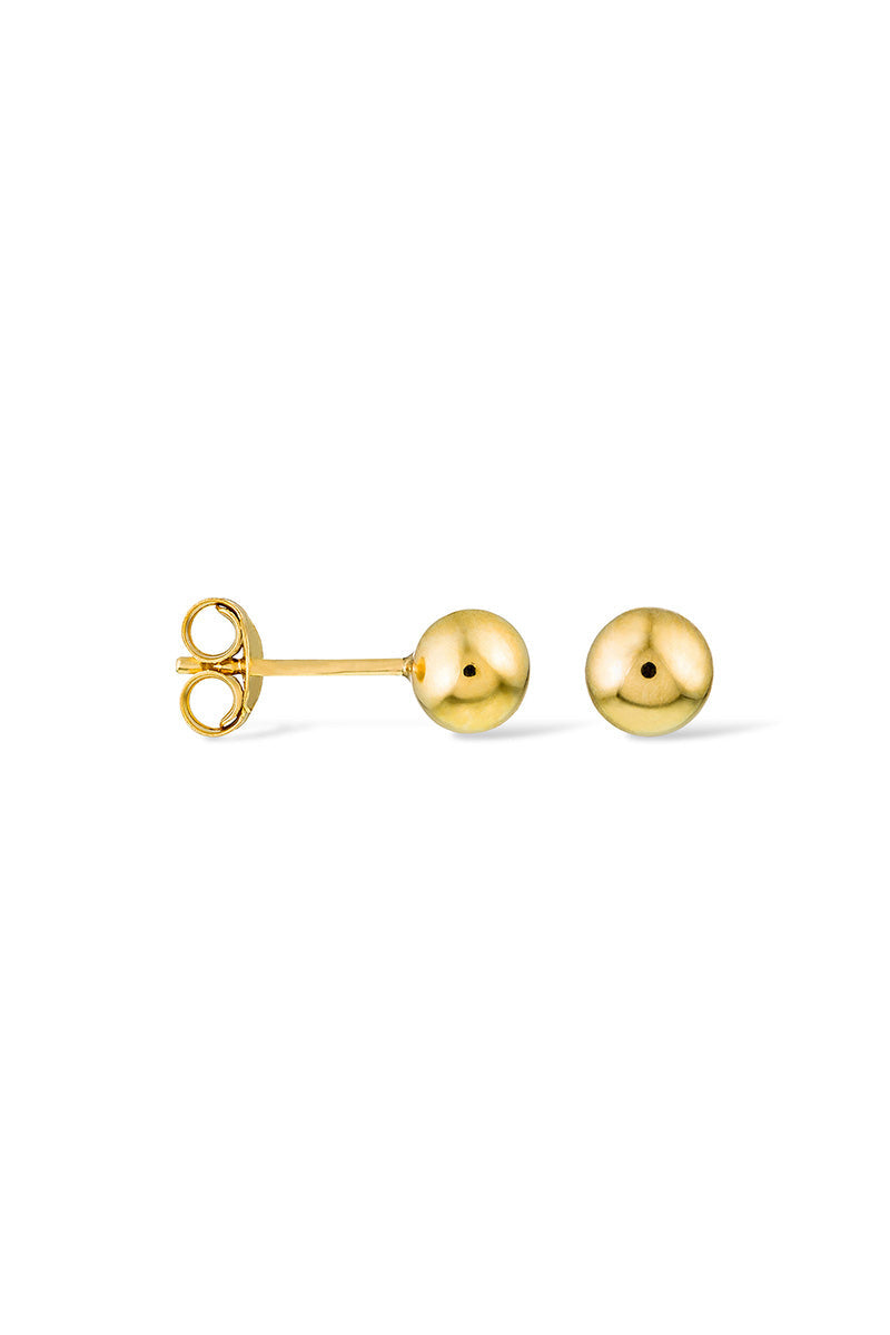 Boucles D'Oreilles "Puce 3Mm" Or Jaune 375/1000