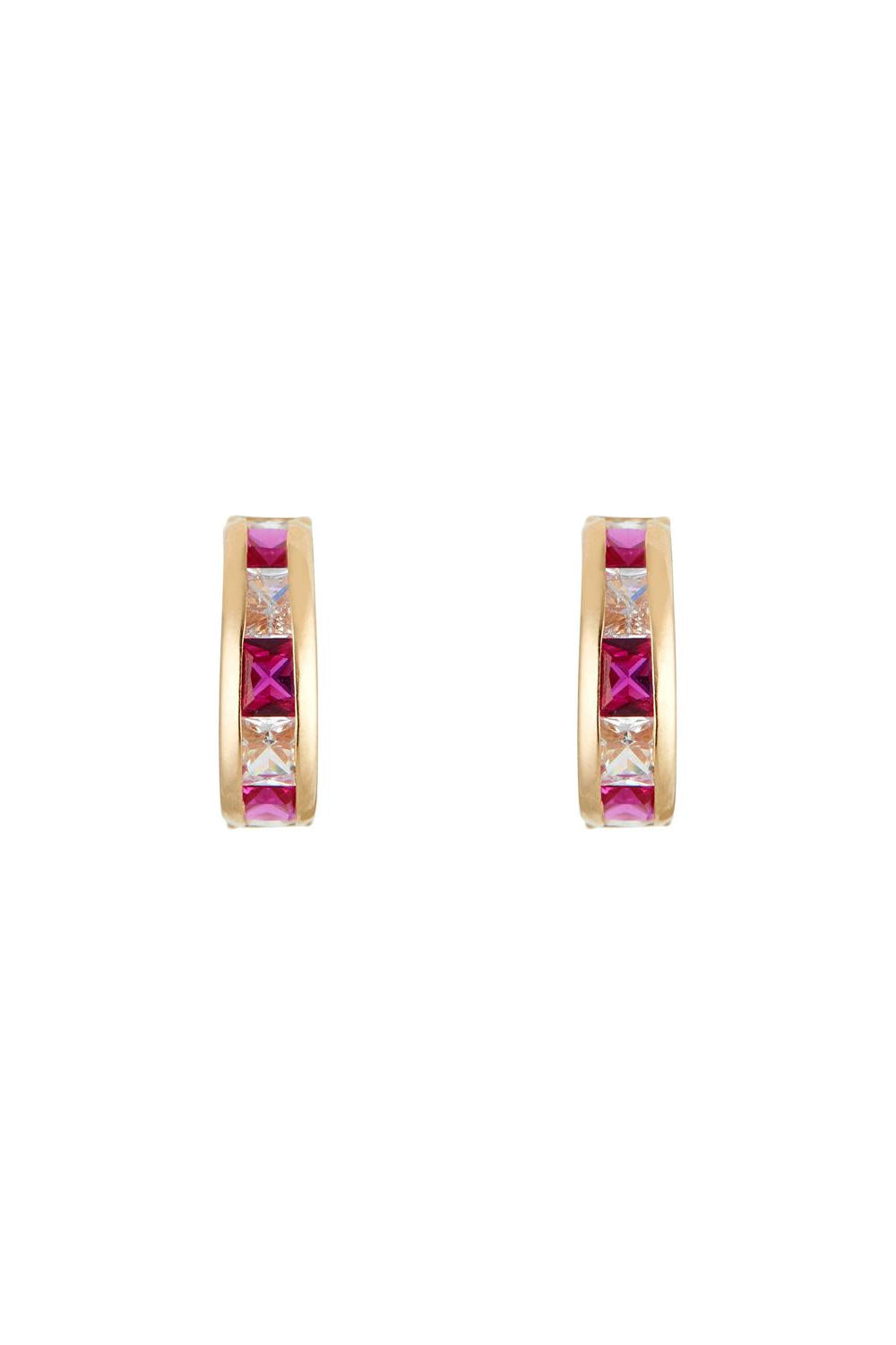 Boucles D'Oreilles "Redarc" Or Jaune 375/1000