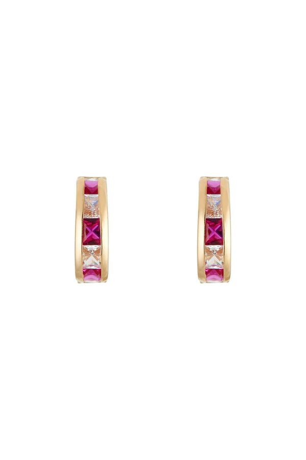 Boucles D'Oreilles "Redarc" Or Jaune 375/1000